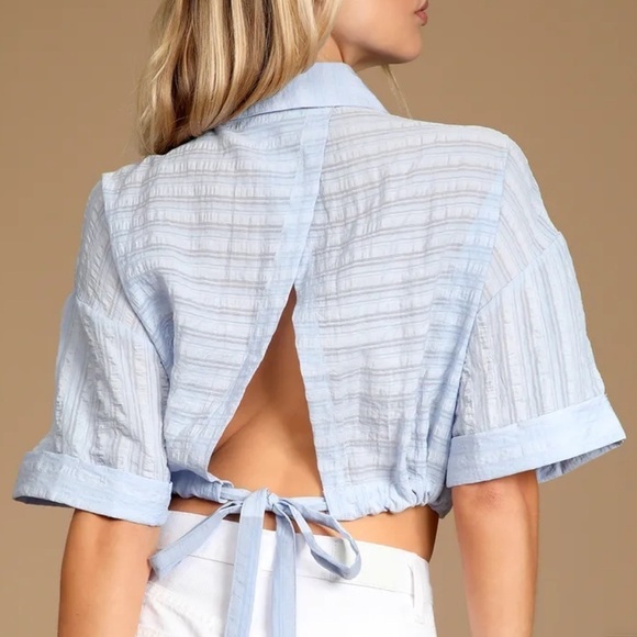 Lulus Tops - Lulu’s | Tie Back Crop Top